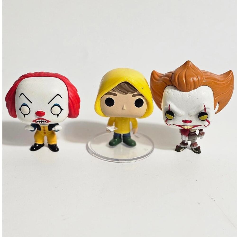 Funko Pocket Pop IT Pennywise Georgie Mini Figures Lot of 3